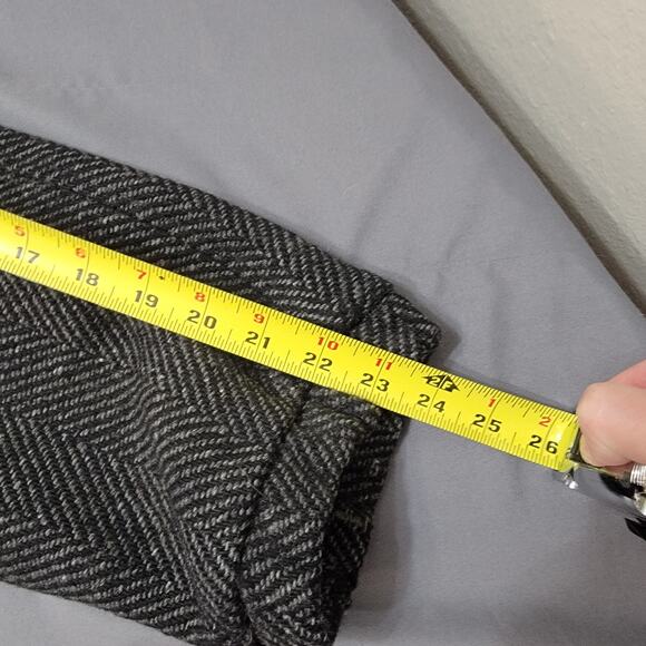 International Scene Virgin Wool Herringbone Jacket L Made in Hungary - Picture 8 of 13